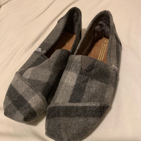 NWT Toms classic flannel shoes . - Picture 5 of 10